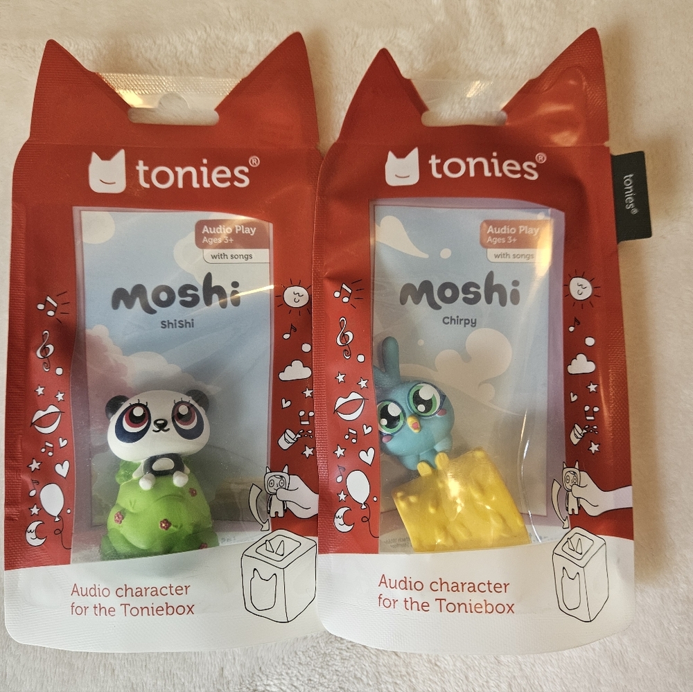 2 UK Exclusive Moshi Tonies For Toniebox